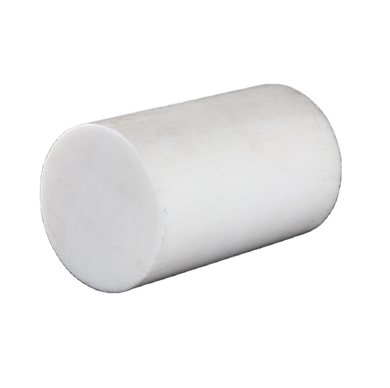 High Performance Extruded High Hardness White Pvdf Short Plastic Rod For Electrical